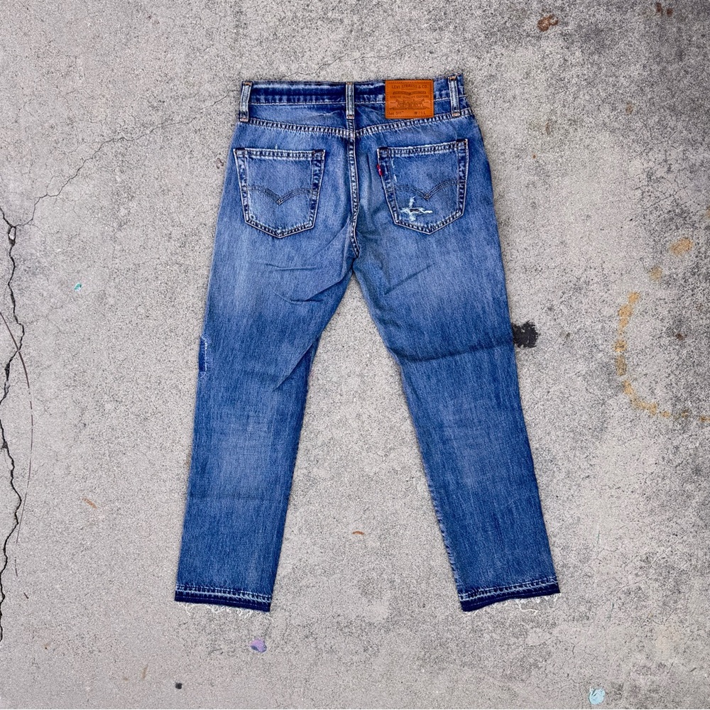 Vintage Levi’s 511 Distressed Patchwork Jeans - image 2